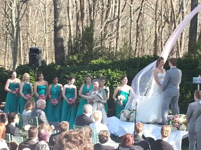 Wedding Ceremony at Rockwood Manor
